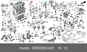 Деталь 38300SDCA02 HONDA