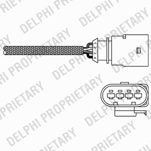 Лямбда-зонд ES20289-12B1 DELPHI