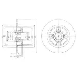 Тормозной диск BG9029RS DELPHI