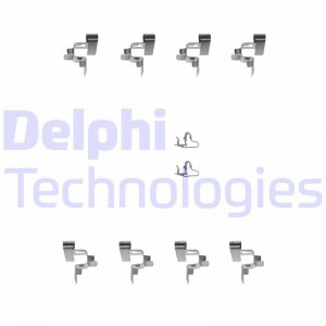 Комплектующие, колодки дискового тормоза LX0242 DELPHI