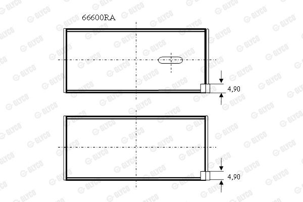 Подшипник 66600RA GLYCO