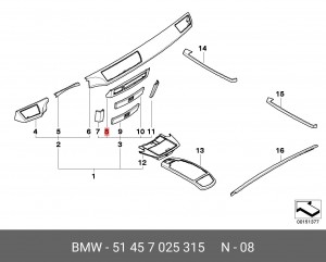 Деталь 51 45 7 025 315 BMW