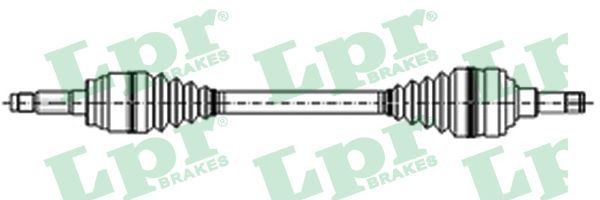 Приводной вал DS21030 LPR