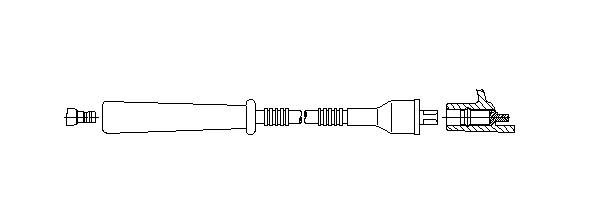 Провод зажигания 3A34F51 BREMI