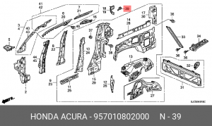 Деталь 957010802000 HONDA