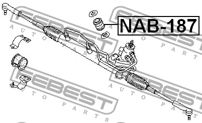 Рейка рулевая NAB-187 FEBEST