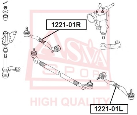 Тяга рулевая 1221-01L ASVA
