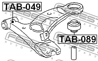 Сайлентблок TAB-089 FEBEST