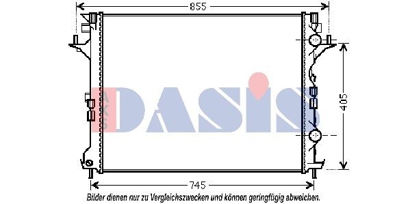 Испаритель, кондиционер 820760N AKS DASIS