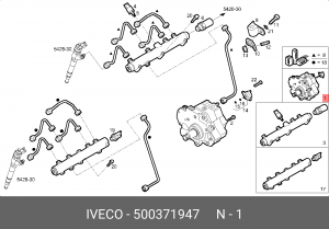 Насос высокого давления 500371947 IVECO