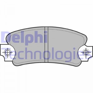 Комплект тормозных колодок, диско LP99 DELPHI