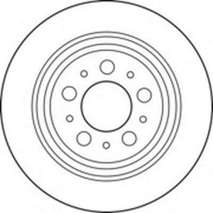 Тормозной диск 562174B BENDIX JURID
