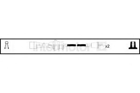 Ккомплект проводов зажигания 73987 STANDARD