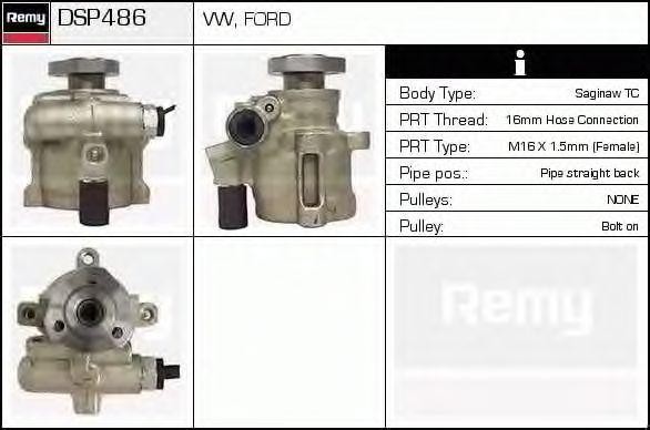Гидравлический насос, рулевое управление DSP486 DELCO REMY