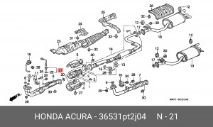 Лямбда-зонд 36531PT2J04 HONDA