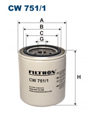 Фильтр охлаждающей жидкости CW7511 FILTRON