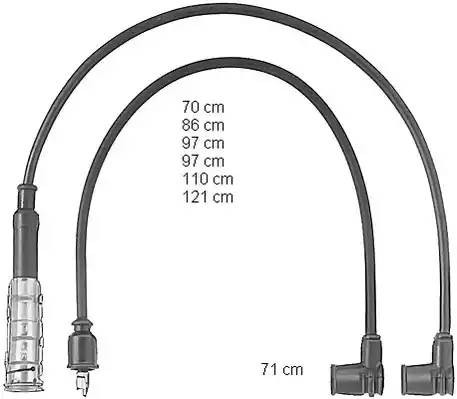 Ккомплект проводов зажигания ZEF470 BERU