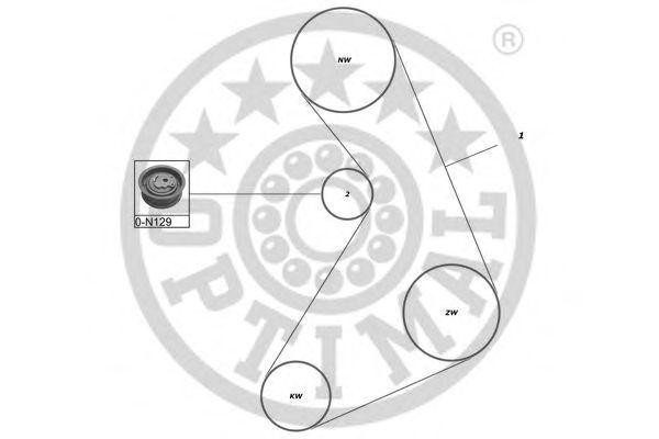 Комплект ремня ГРМ SK-1104 OPTIMAL