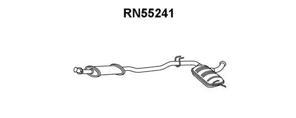 Предглушитель выхлопных газов RN55241 VENEPORTE