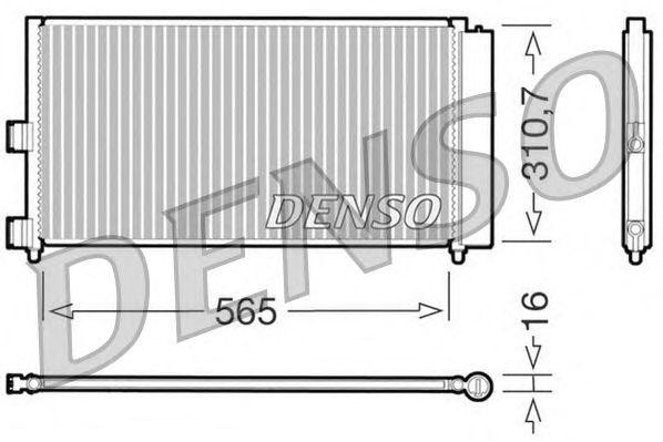 Конденсатор, кондиционер DCN09070 DENSO