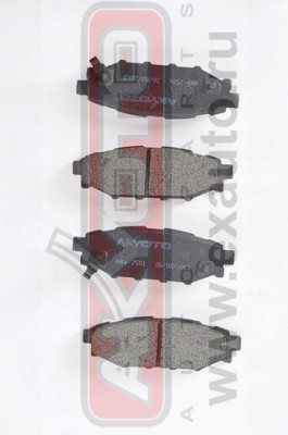 Колодки тормозные дисковые AKD-7501 AKYOTO