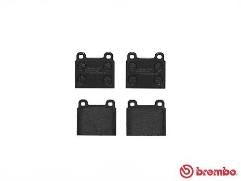 Комплект тормозных колодок, диско P 23 001 BREMBO