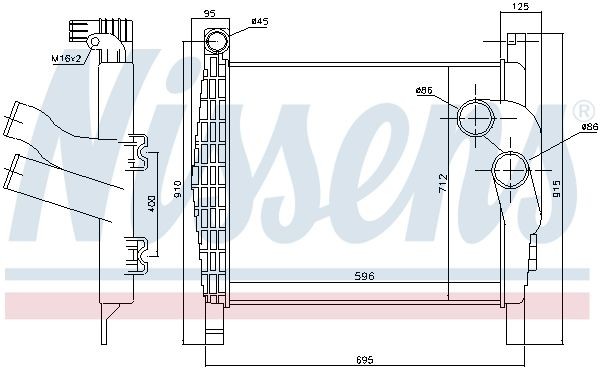 Интеркулер 96970 NISSENS