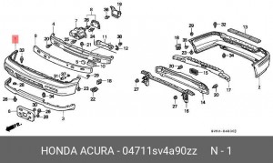 Буфер 04711SV4A90ZZ HONDA