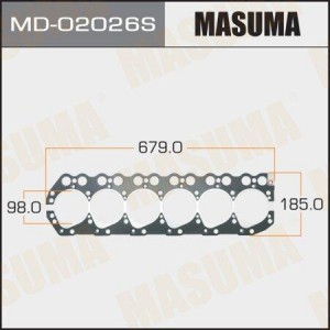Прокладка ГБЦ MD-02026S MASUMA