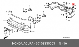 Деталь 90108SS0003 HONDA