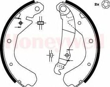 Комплект тормозных колодок 361371B BENDIX JURID
