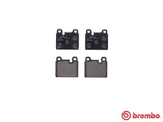 Комплект тормозных колодок, диско P65001 BREMBO