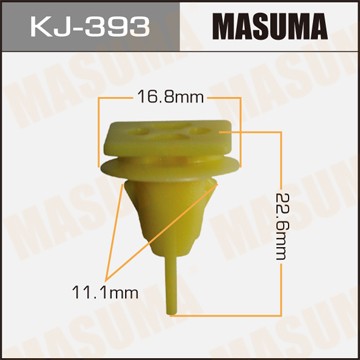 Клипса крепежная KJ393 MASUMA