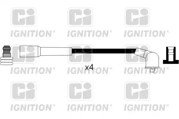 Ккомплект проводов зажигания XC876 QUINTON HAZELL