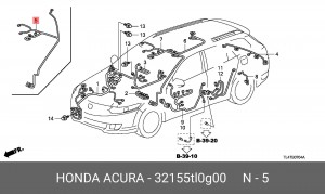 Жгут проводов 32155TL0G00 HONDA