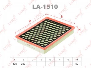 Фильтр воздушный LA-1510 LYNXAUTO