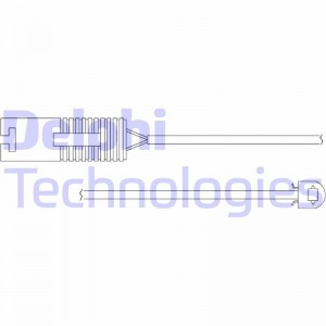 Сигнализатор, износ тормозных колодок LZ0135 DELPHI