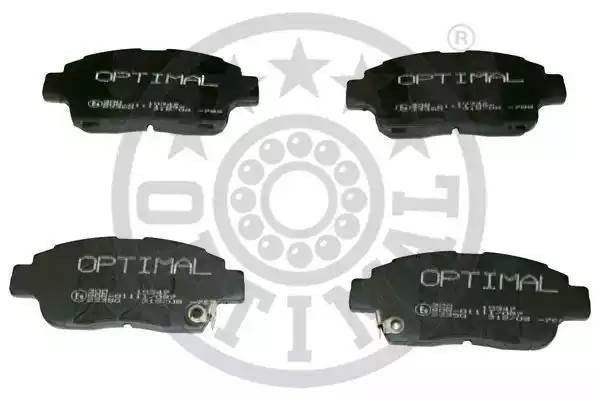 Комплект тормозных колодок, диско 10347 OPTIMAL