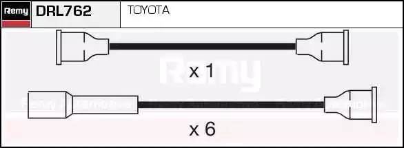 Ккомплект проводов зажигания DRL762 DELCO REMY