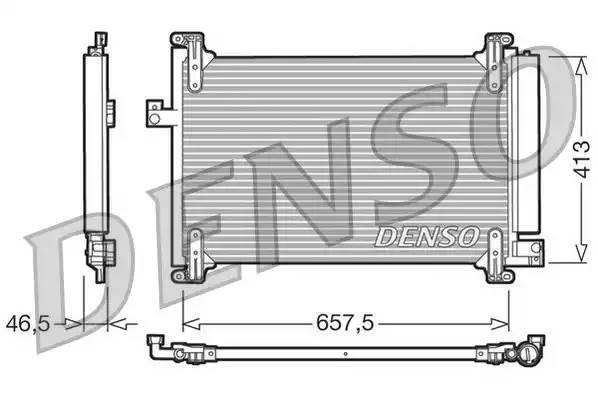 Конденсатор, кондиционер DCN09083 DENSO