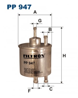 Фильтр топливный PP947 FILTRON