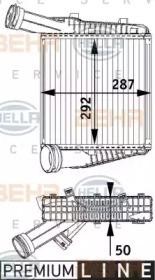 Интеркулер 8ML 376 729-571 HELLA