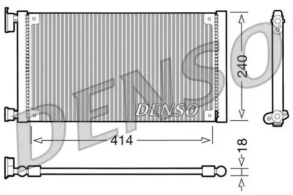 Конденсатор, кондиционер DCN09120 DENSO