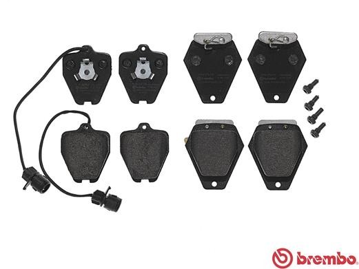 Комплект тормозных колодок, диско P85038 BREMBO