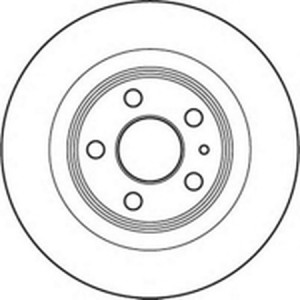 Тормозной диск 562246B BENDIX JURID