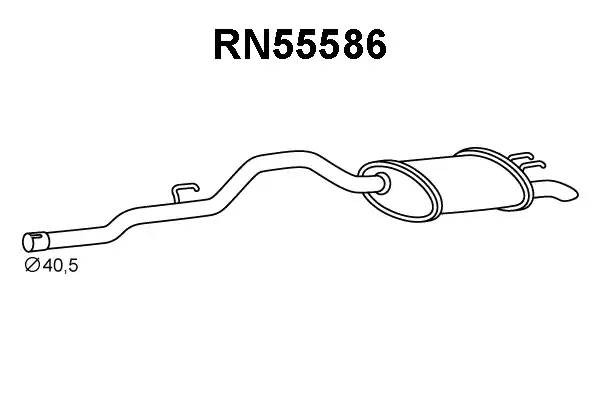 Глушитель выхлопных газов конечный RN55586 VENEPORTE