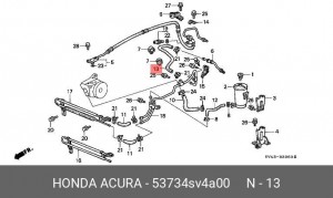Деталь 53734SV4A00 HONDA