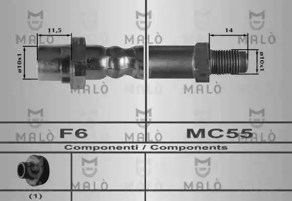 Тормозной шланг 80294 MALO