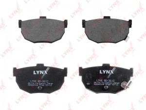 Колодки тормозные дисковые BD-3612 LYNXAUTO
