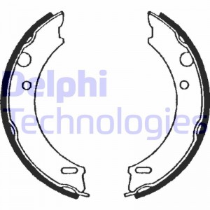 Комплект тормозных колодок, стояночная тормозная система LS1657 DELPHI